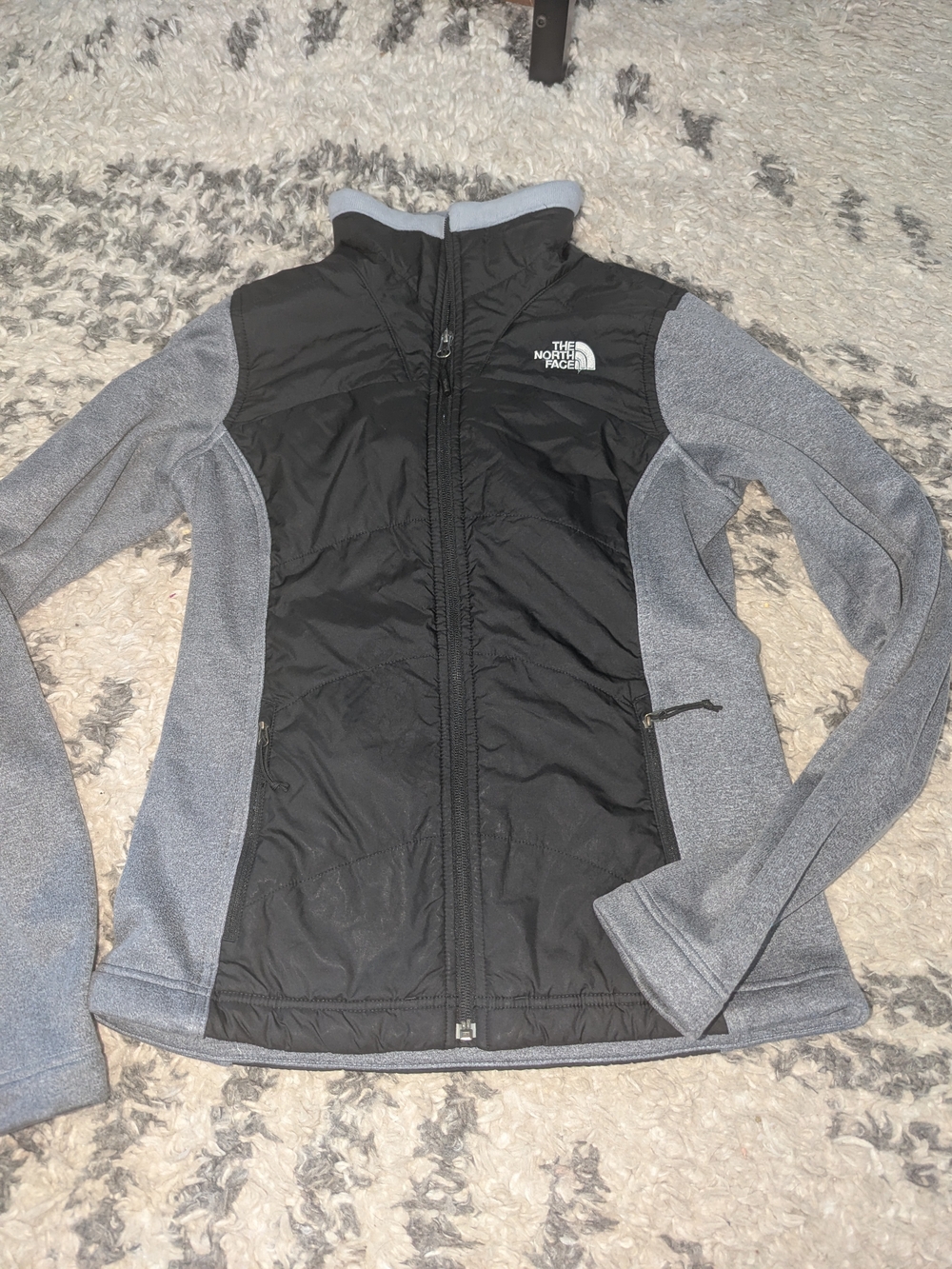The North Face Women’s Black & Gray Hybrid Utility Jacket